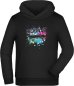 Preview: Kids Skater Hoodie Hooded Sweater - Skateboard with Kickin it print i529